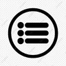 Menu for commands